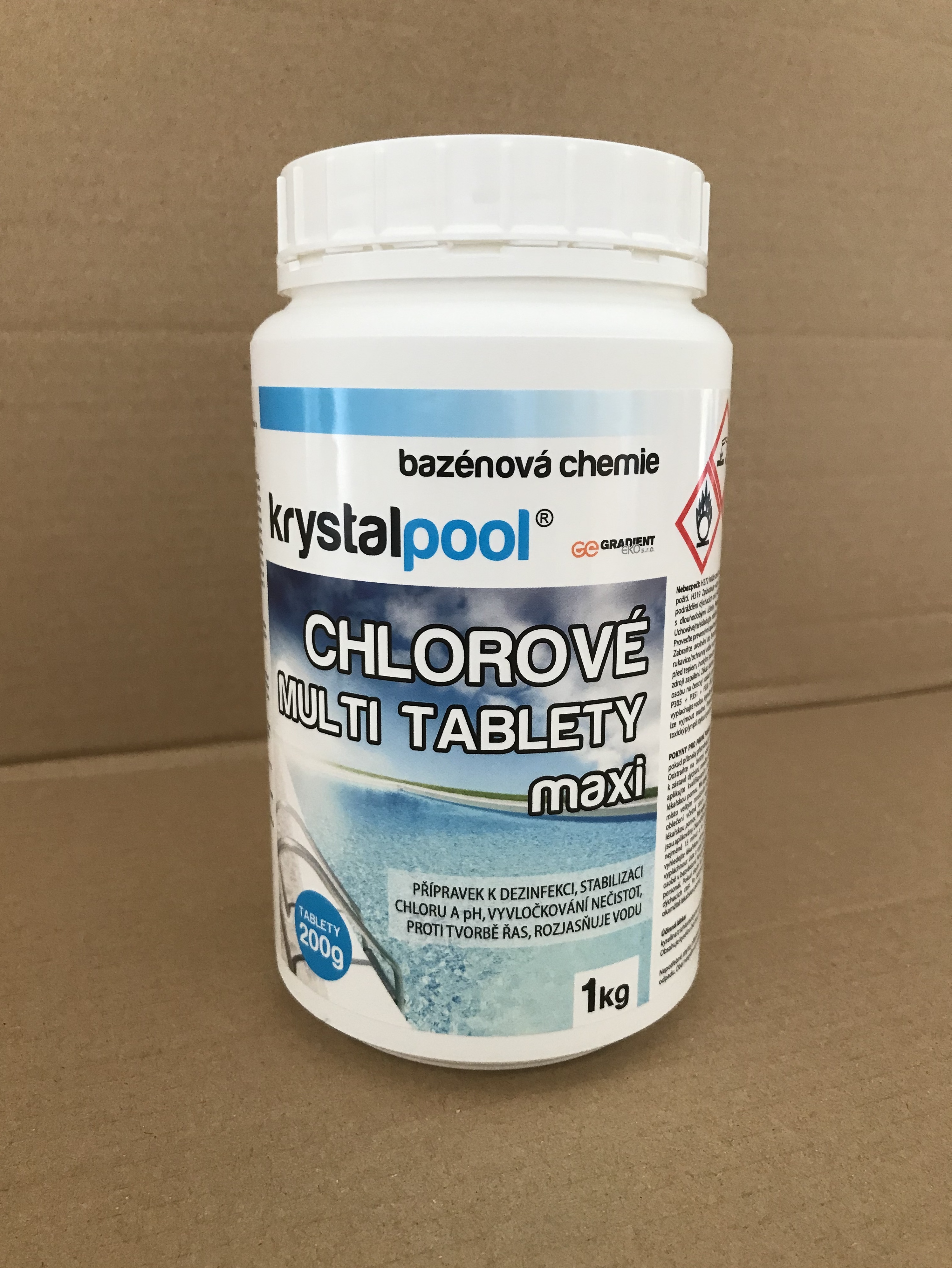 Krystalpool Chlorové multi tablety maxi 1 kg (200g)