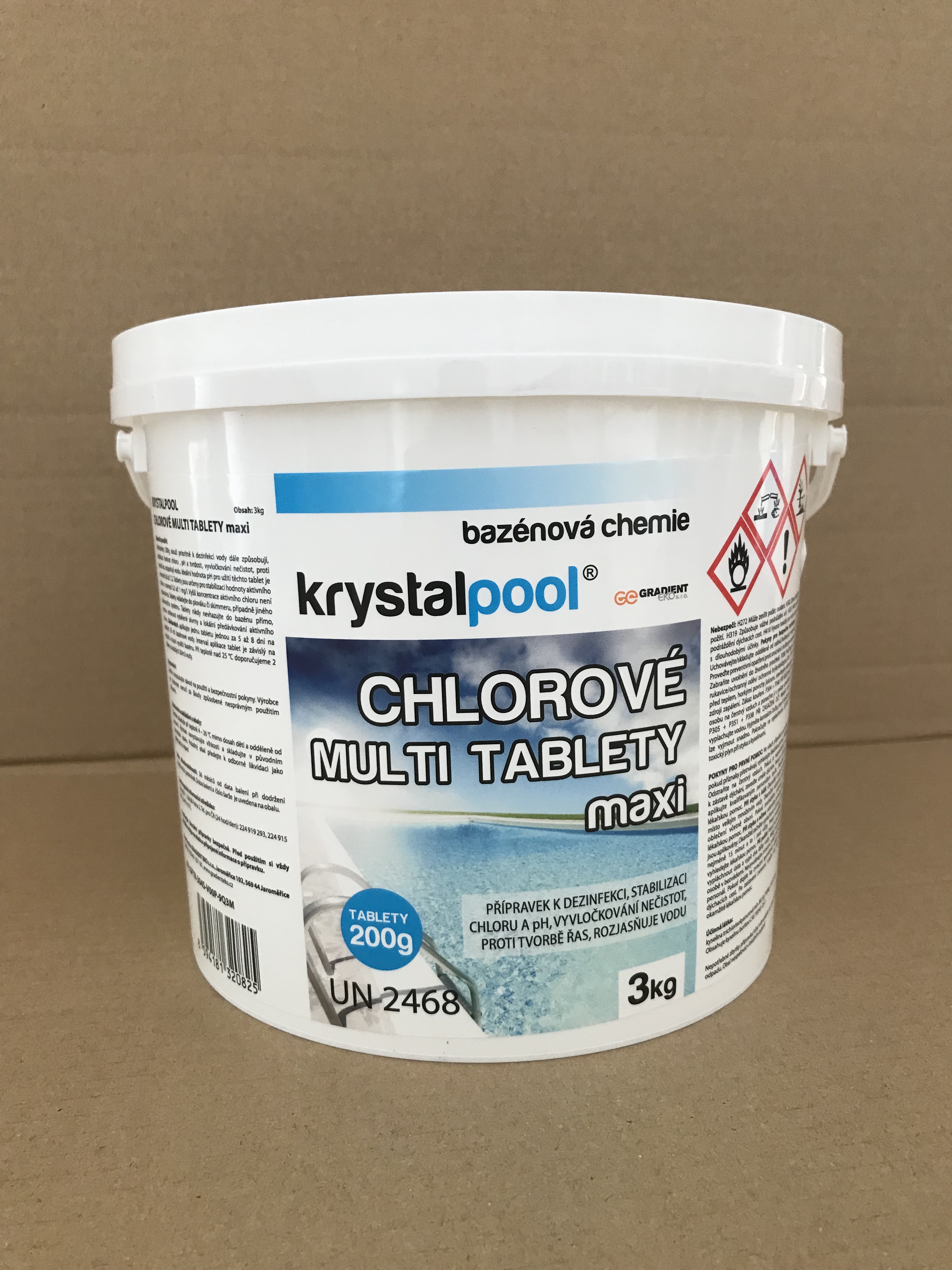 Krystalpool Chlorové multi tablety maxi 1 kg (200g)