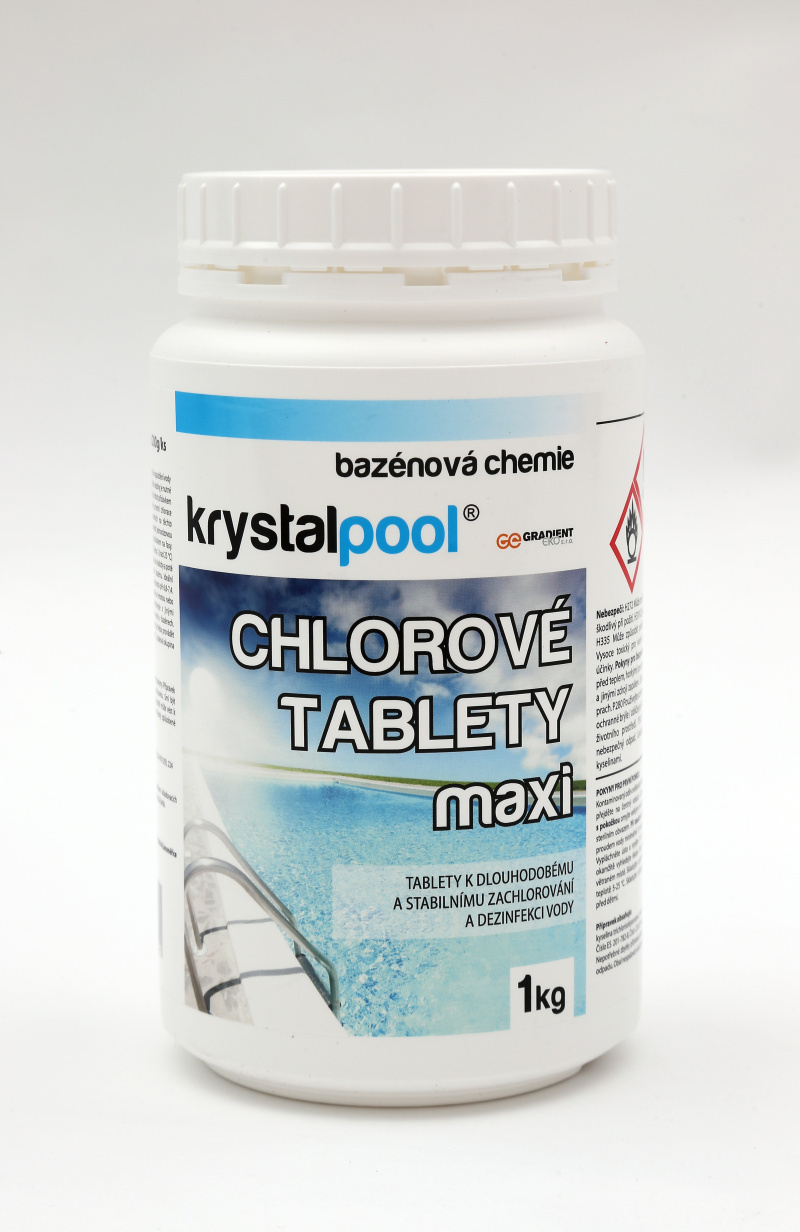 Krystalpool Chlorové tablety maxi 1 kg (200g)